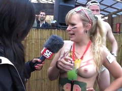 Roskilde Festival naked race winners 2011