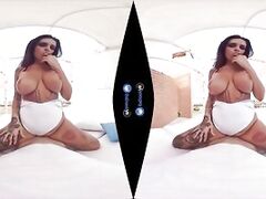BaDoink VR Huge Tits MILF Babe With Tattoos POV Outdoor Fuck