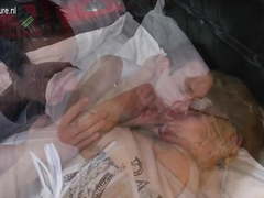 Very Old Grandmother Licking Young Boy's Ass