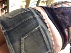 Love denim mini skirts